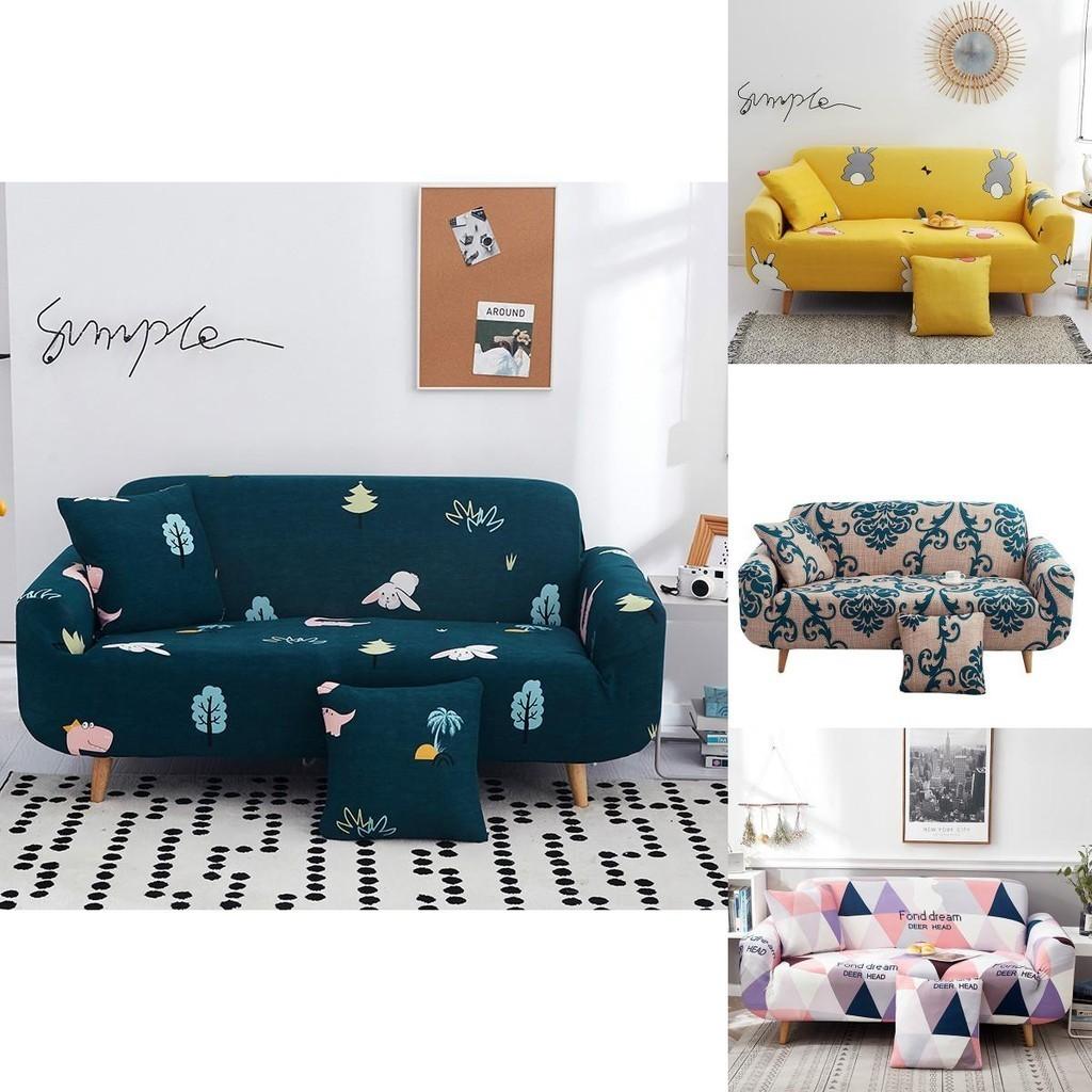 Luxurious Geometric Flower Pattern Slipcover For Sofas Offering Excellent Fit And Comfort
