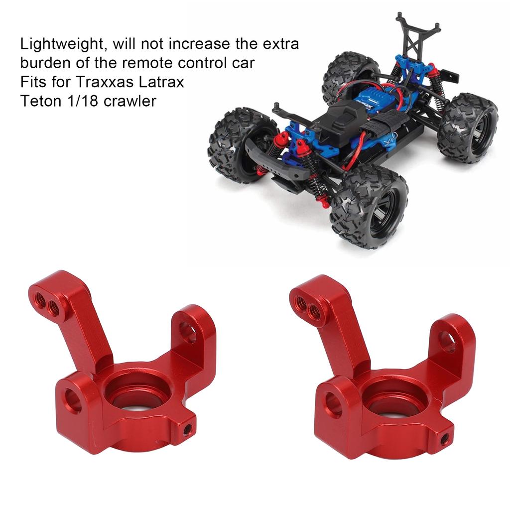 RC Car Steering Cup Aluminum Alloy Upgrade Parts Knuckle Arm for   Latrax Teton 1Celsius18 Crawler