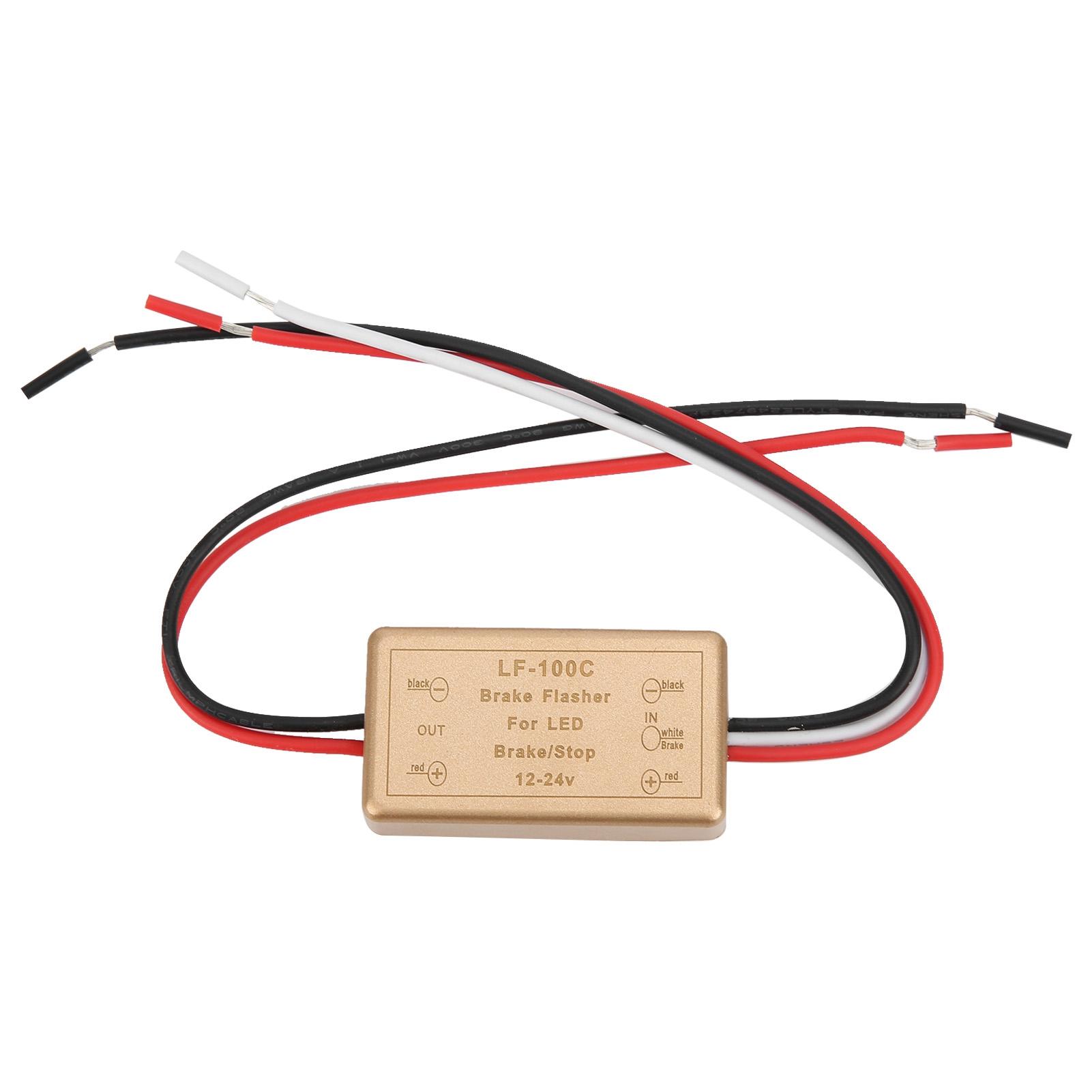 

LF100C Automobile LED Light Control Module Switch Relay Flasher Simple Installation 1224V