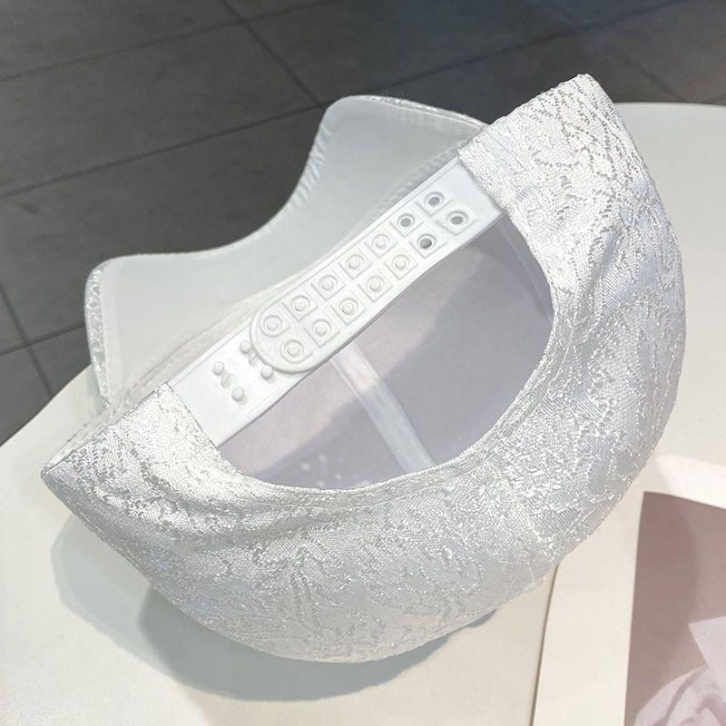 Women's Crystal Butterfly Baseball Cap - Sequined Gold Thread Cotton Sun Hat, UV Protection Visor for Spring Summer Autumn
