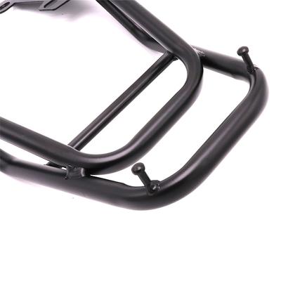 Black Motorcycle Rear Shelf Refitted Box Tail Fin Luggage Rack Strong Structure