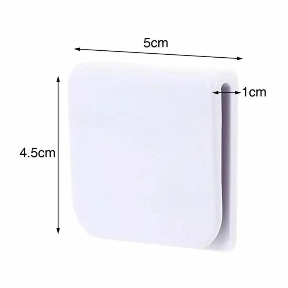 4Pcs Transparent Shower Curtain Clips Windproof Splash Curtain Edge Retainers Self Adhesive ABS Wind Fixed Hook Bathroom