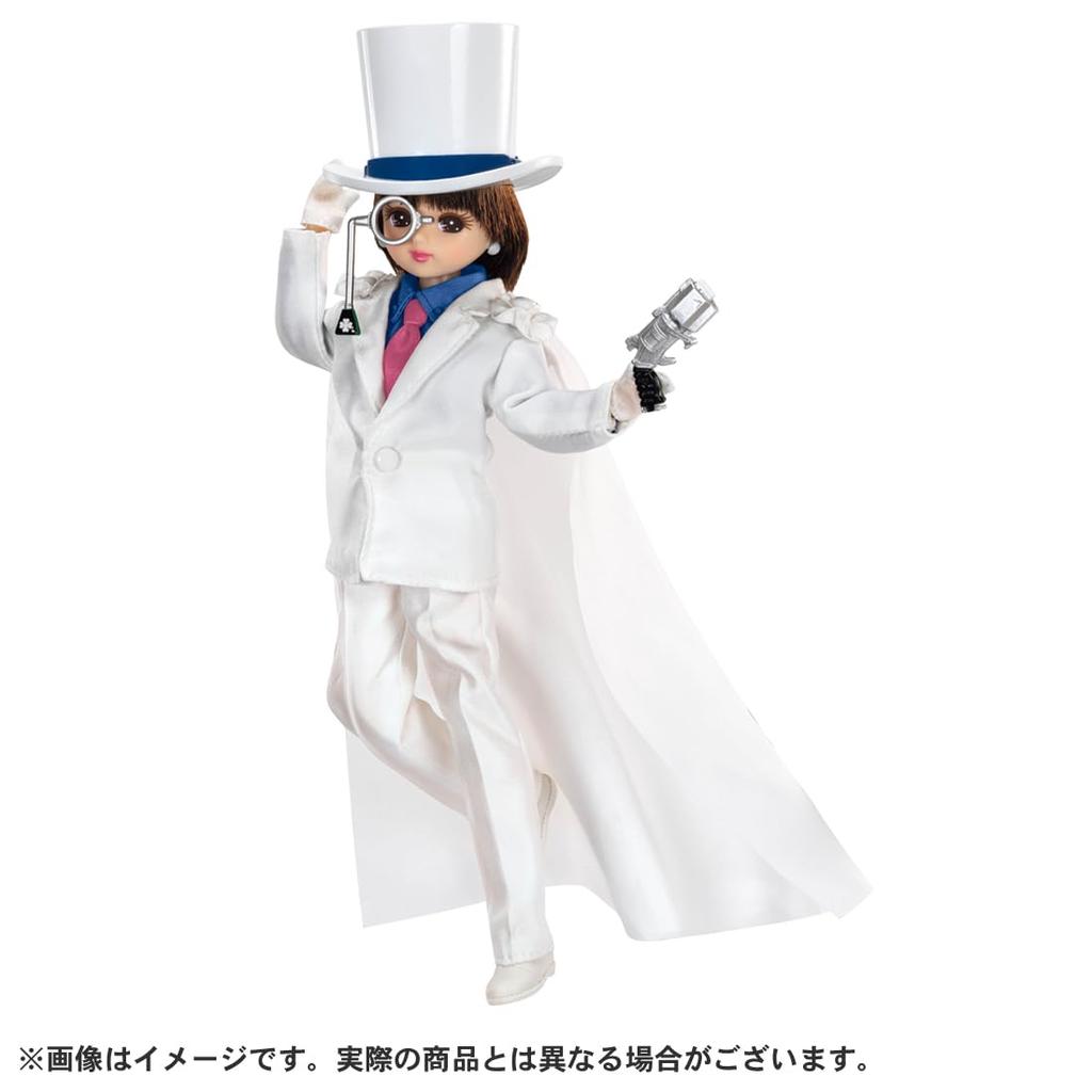 Takara Tomy Licca-chan Doll, Detective Conan, Kid the Phantom Thief, Lovely Licca-chan, Dress-Up Pretend Play Toy, Ages 3 and Up