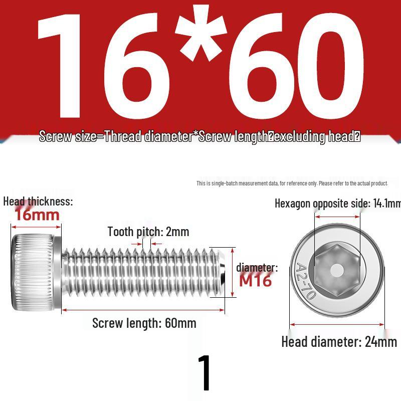 304 Stainless Steel Hex Socket Cap Screw with Extended Thread