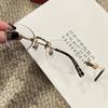 Fashion Photochromic Frameless Glasses Korean Style Sun Glasses Change Color Unisex UV Protection