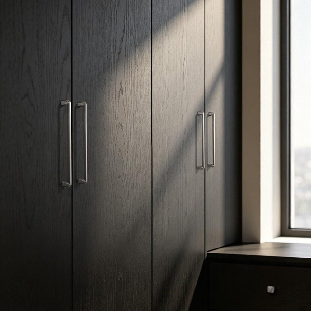 Single Double Hole Wardrobe Door Handle Cabinet Pull Handle for Cabinet Wardrobe Drawer
