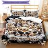 3PC Custom Name Puppy Cloud Art Bedding Set Printed  Bedding Set Duvet Cover Closure Includes 1 Duvet Cover & 209 Pillowcases for Bedroom