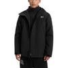 Under Armour Loose Three-In-One Training Sports Waterproof Warm Jacket Men Jacket Black 6001977-001