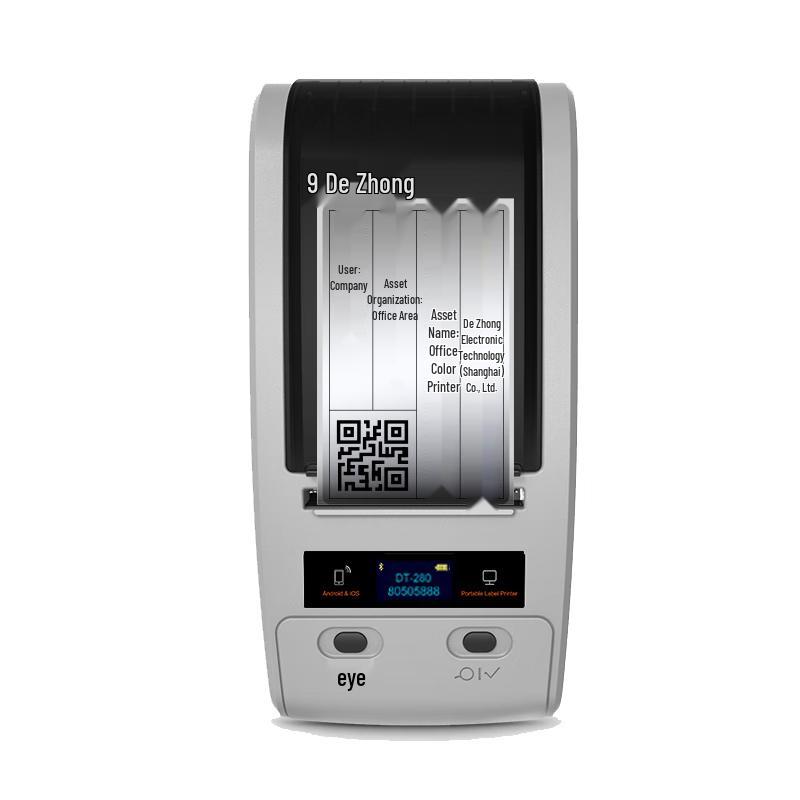 Detong DT-280 Portable Bluetooth Fixed Asset Label Printer