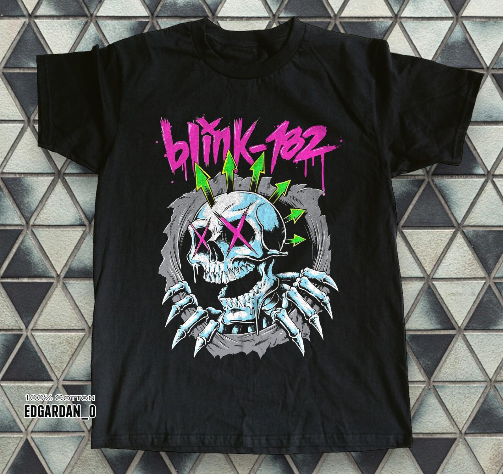 Blink-182 American Band Pop Punk Music Black Unisex T-Shirt S-5XL XXXXL