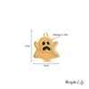 4Pcs/lot Halloween Charms Stainless Steel Pumpkin Ghost Bat Pendant for Making DIY Necklace Jewelry Accessories Supplies