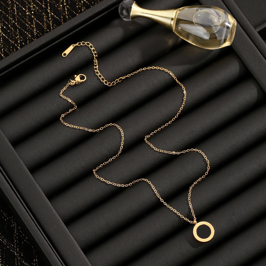 Jewelry Set for Women Stainless Steel 18k Gold Shell Butterfly Heart V-shape Pendant Necklace Rings Earring Bracelet Set