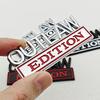 OUTLAW EDITION Metal Emblem Sticker Badge Fender Funny Decal Car Truck Replacement Door Decoration For Universal Car Motorcycle
