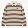 Men S eaSy On Stripe Polo Tee Camel Nt7tr57c