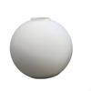 Milky Frosted Glass Shade Smooth Light Globe Glare Reduction Double Opening