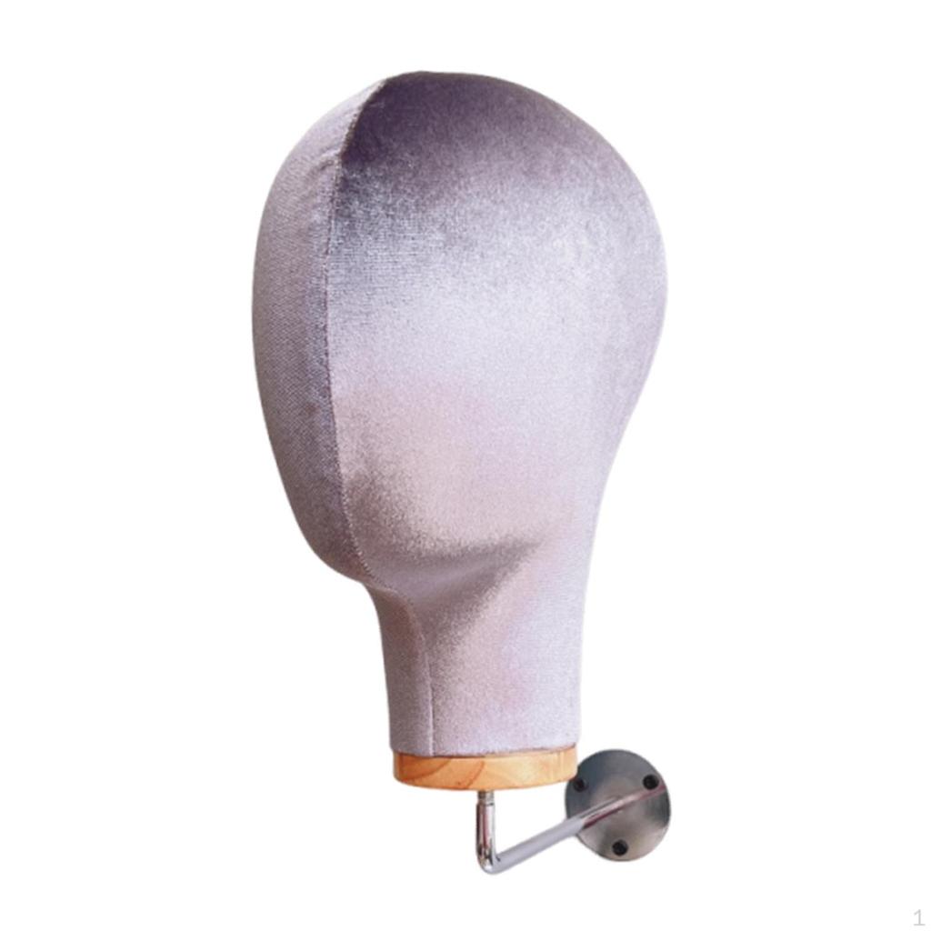 11-inch Versatile Wall Mounted Mannequin Head Model Hat Display Stand for Professional Or Personal