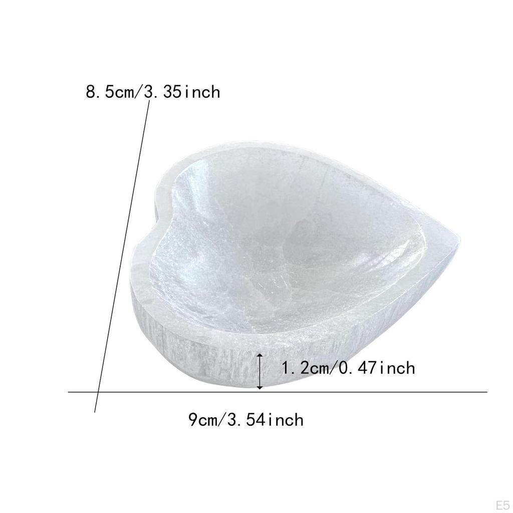 Selenit Schale Aufladen Handwerk Ornament Tischaufsatz Einzugsgeschenk Entspannung Einfach