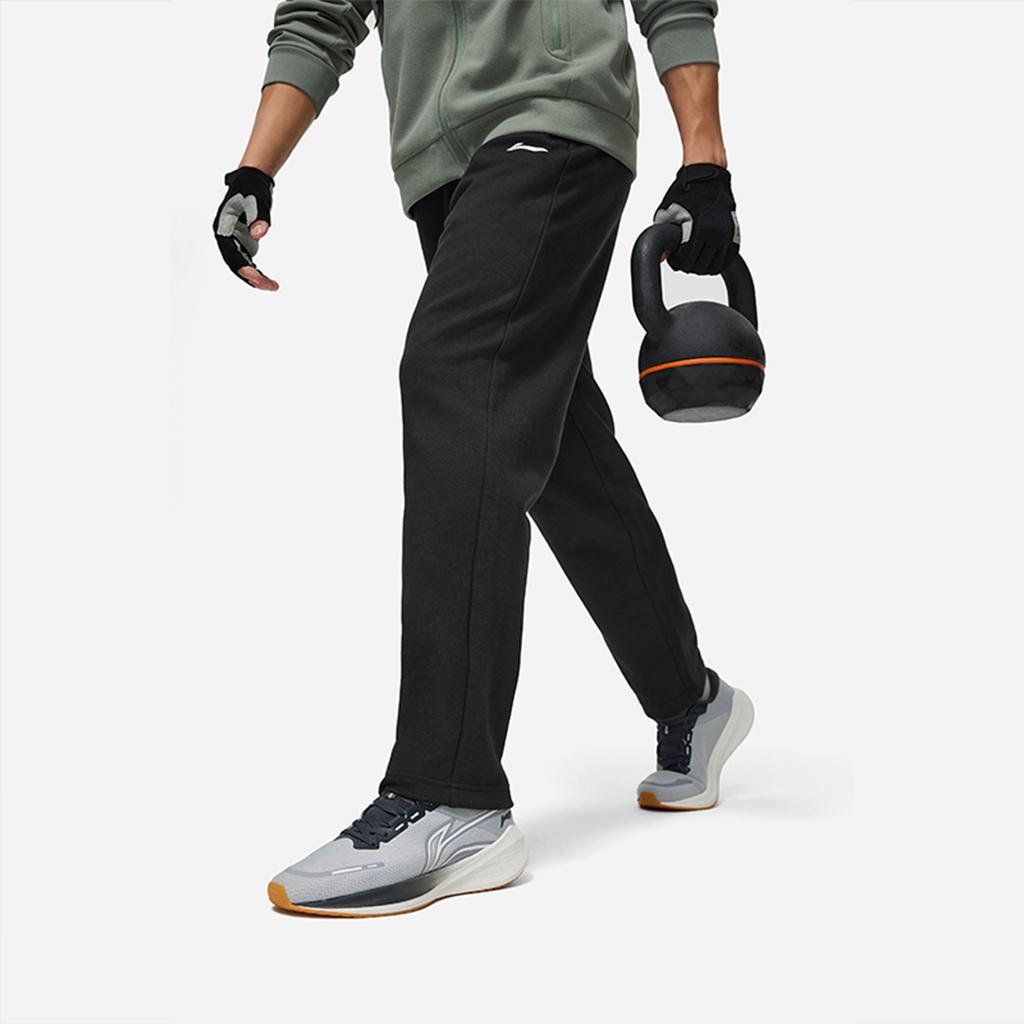 Li Ning Fitness Serie Gestrickte Jogginghose Herren Schwarz AKLUA75-5