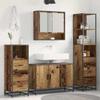 Bathroom Furniture Set with Drawers 3 pcs Reclaimed Wood Effect Particleboard