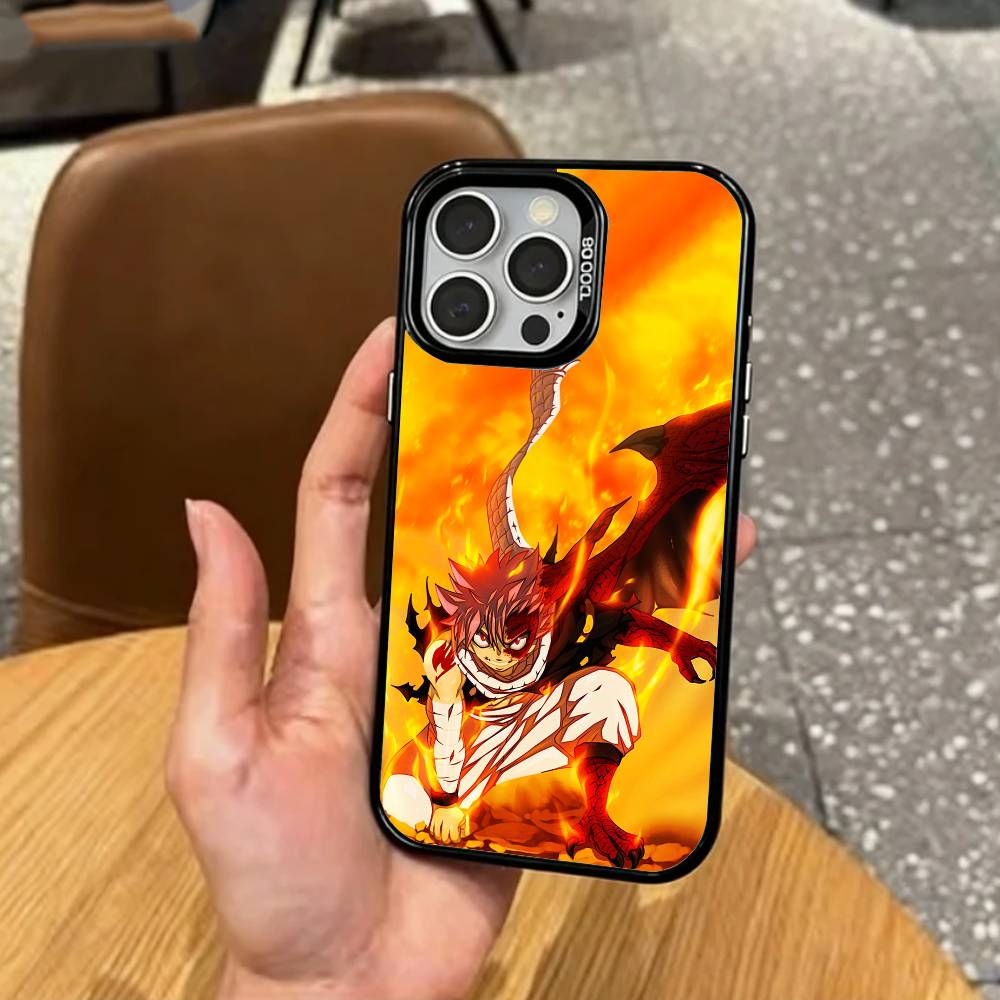F-Fairy Tail Guild   Phone Case For iPhone17,16,15,14,13,12,11 Plus,Pro Max Colored Silver Plated Inside Cover