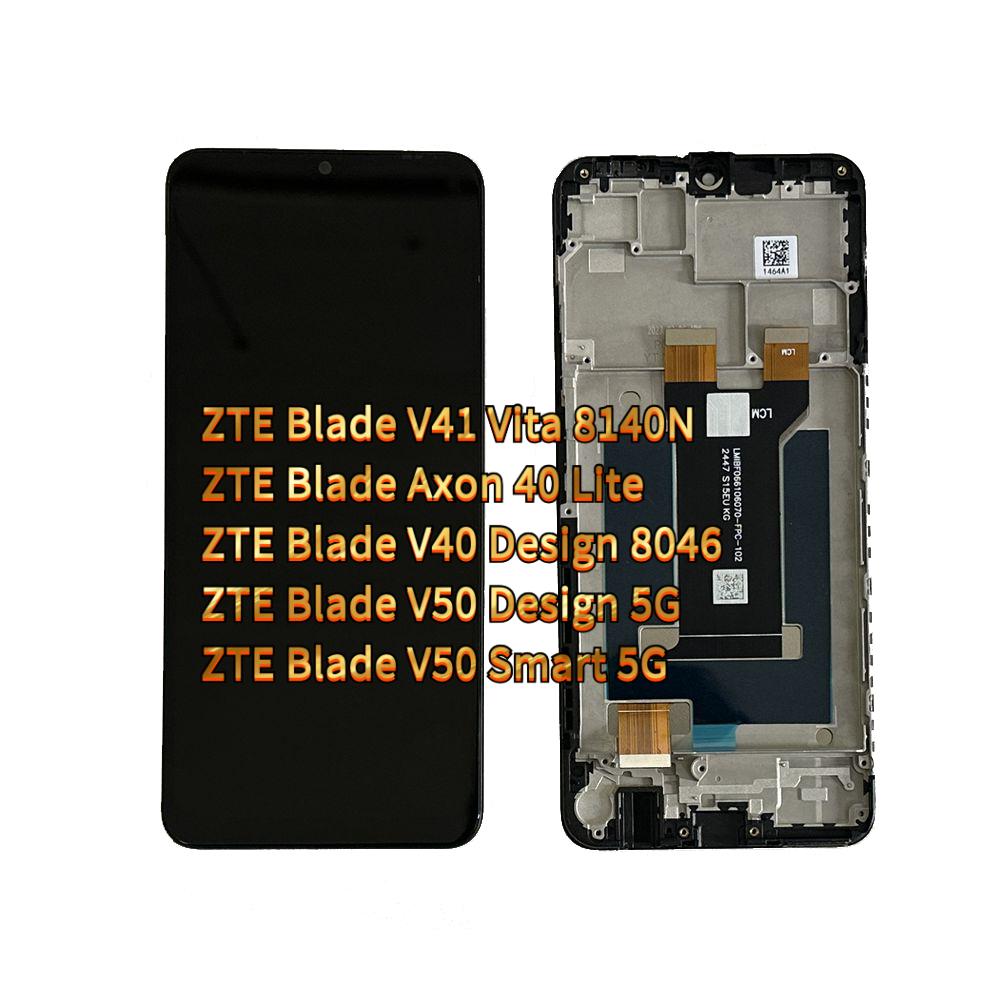

Полный комплект ЖК-экрана и дигитайзера с рамкой для ZTE Blade Axon 40 Lite V40 Design