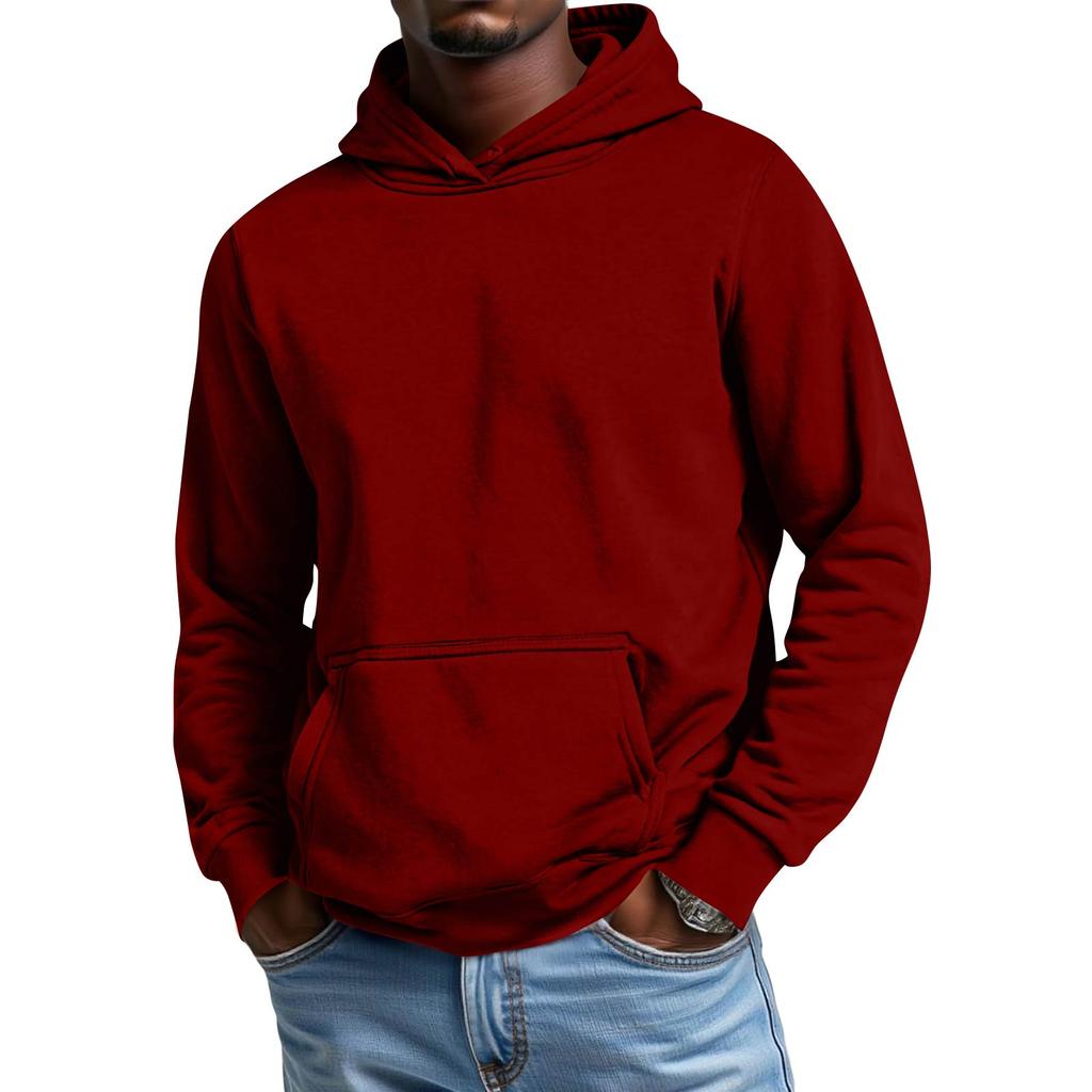 Men's  Leisure  Hooded   Hood  Long  Sleeves  Hoodie