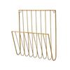 Iron Wire Wall Files Folder Metal Magazine Holder Durable Book Newspaper Storage Rack  For Home
