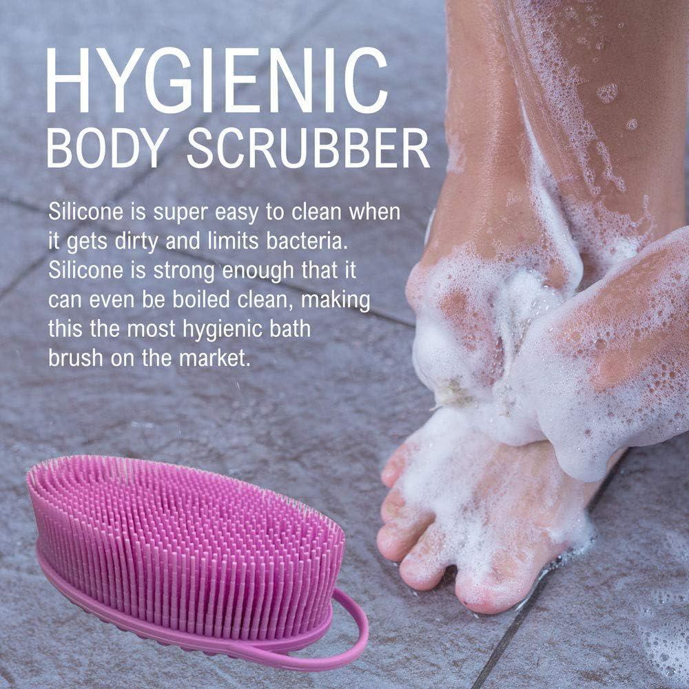 Soft Silicone Brush Wash Bath Shower Exfoliating Skin Fit For Baby Adult Bath Shampoo Head Massage Brush Supplies Siliconebrush XYZ