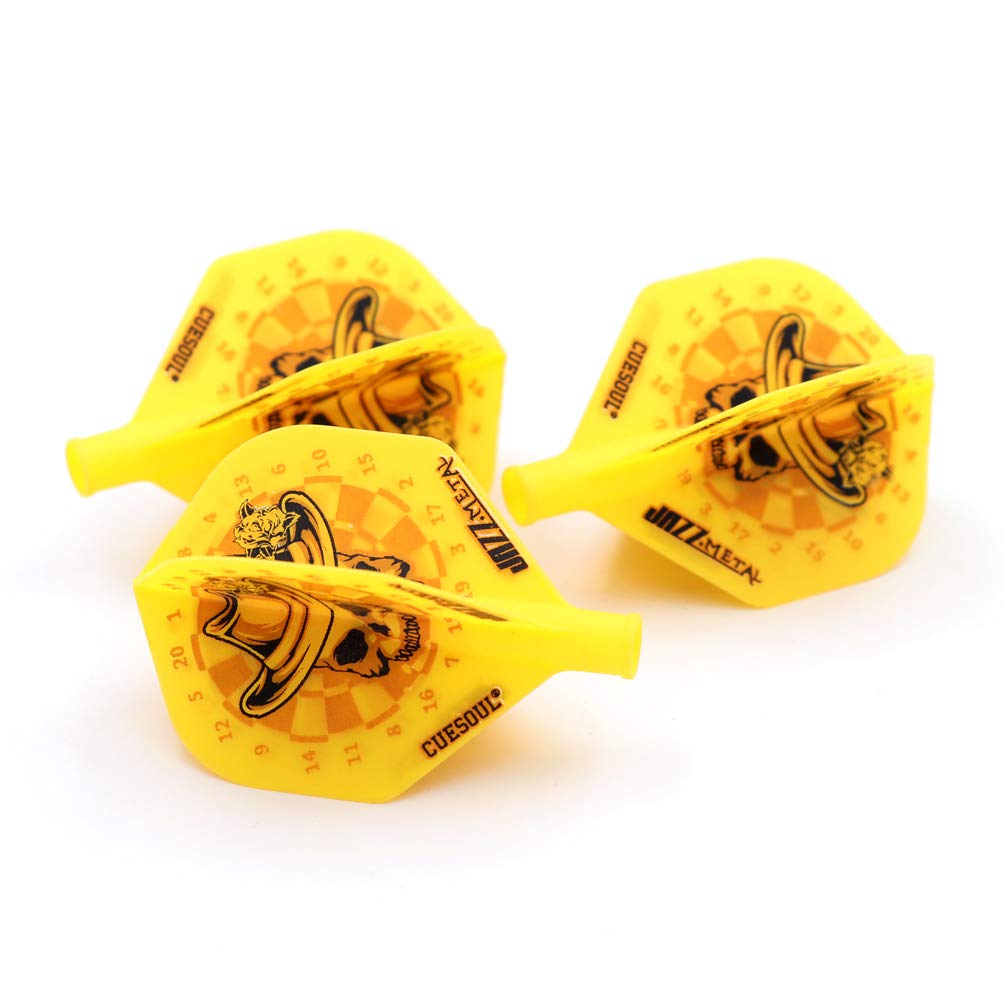 CUESOUL TERO system AK4 dart flights standard shape 3pcs yellow 5