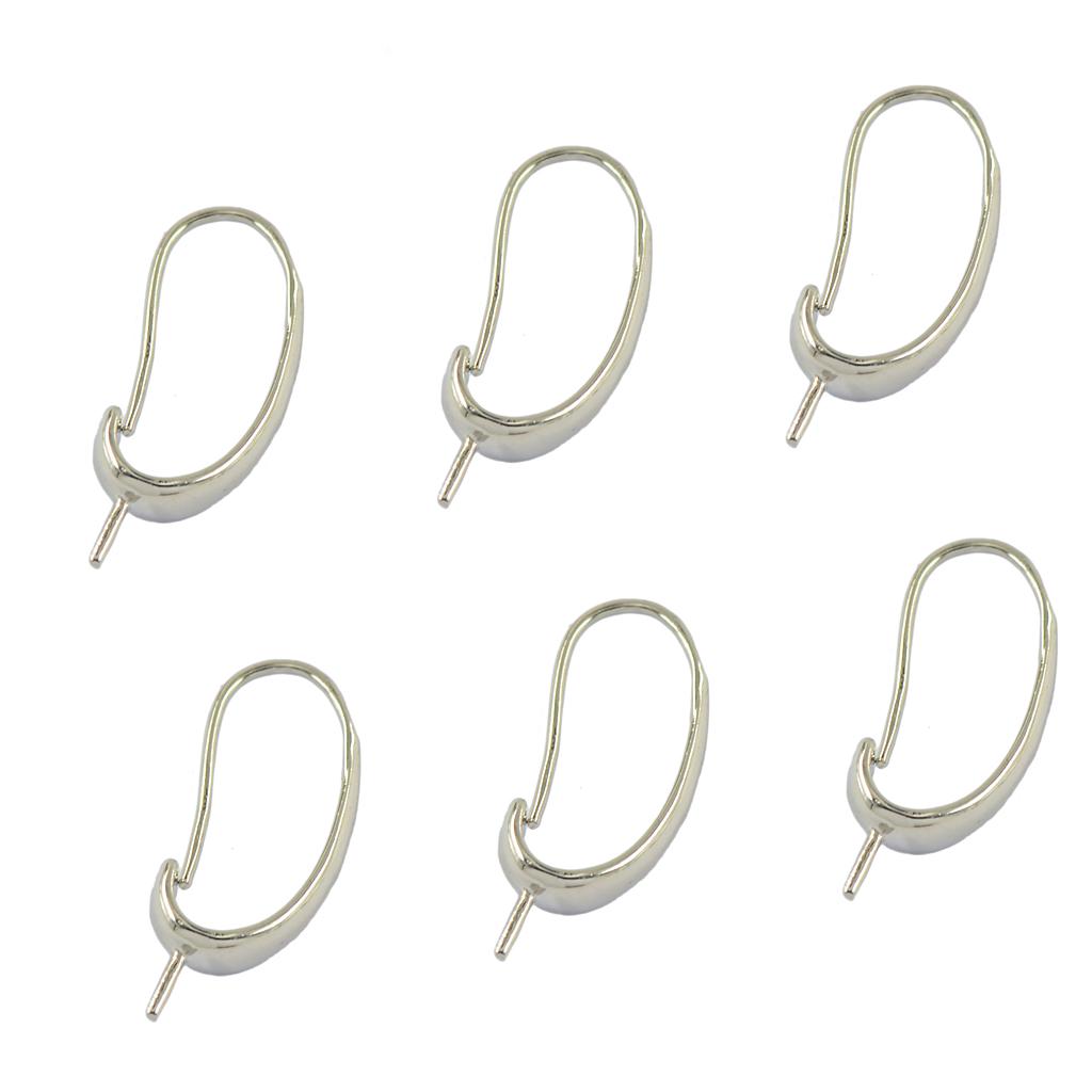 Supvox 6pcs Earring Findings Beading Hoop Earring Finding Metal Hoop Earrings C Shaped Eardrops Beads Diy Jewelry Making Supplies Materials Silver 15 65dfbef2 170a 4f53 8089 E43098289831.20fc948b237e3466095fbadea3954dff