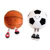 Cute Cartoon Animal Plush Toy Football And Basketball Baby Doll Soft And Cuddly Stuffed Toy For Babies