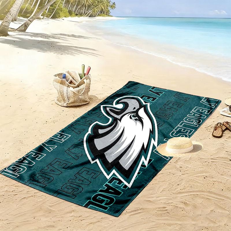 Eagles Print Beach Towel, Large Soft Quick Dry Towel for Beach Camping Swimming
