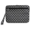 Dkny Sleeve Dkcs14Pvshlk 14             Czarny/Black Checkered Pattern Printed Stripes