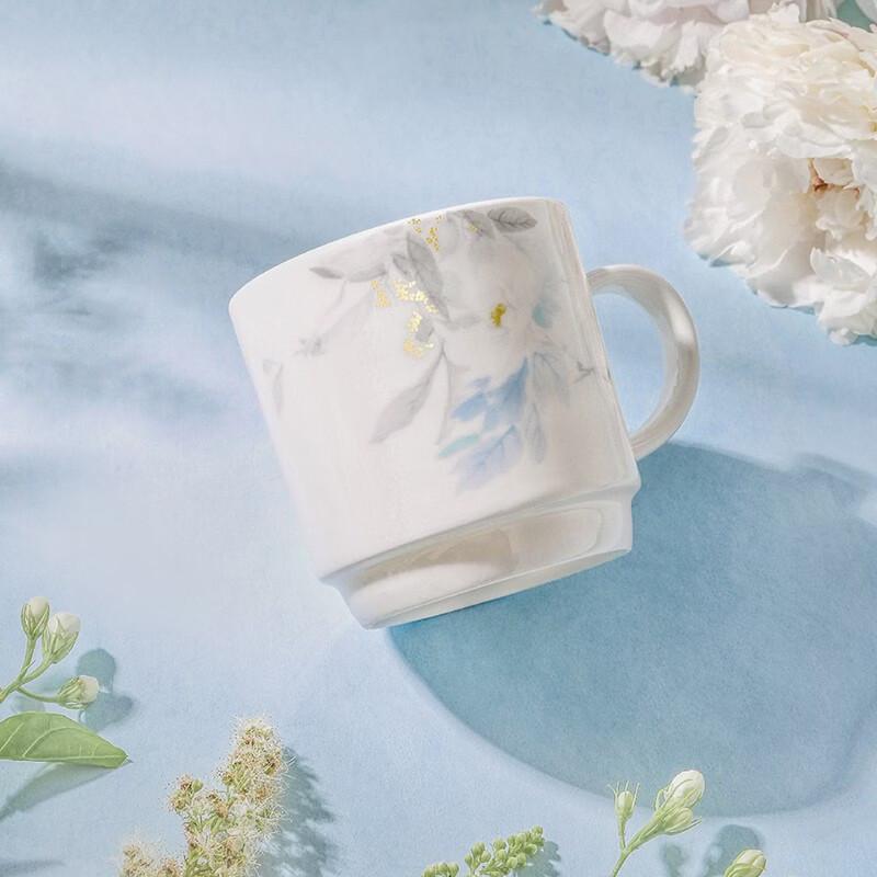 Gong Li Forbidden City Moon Flower Ceramic Mug