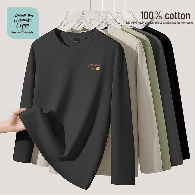 Jeanswest Men s Cotton Long Sleeve T-Shirt L