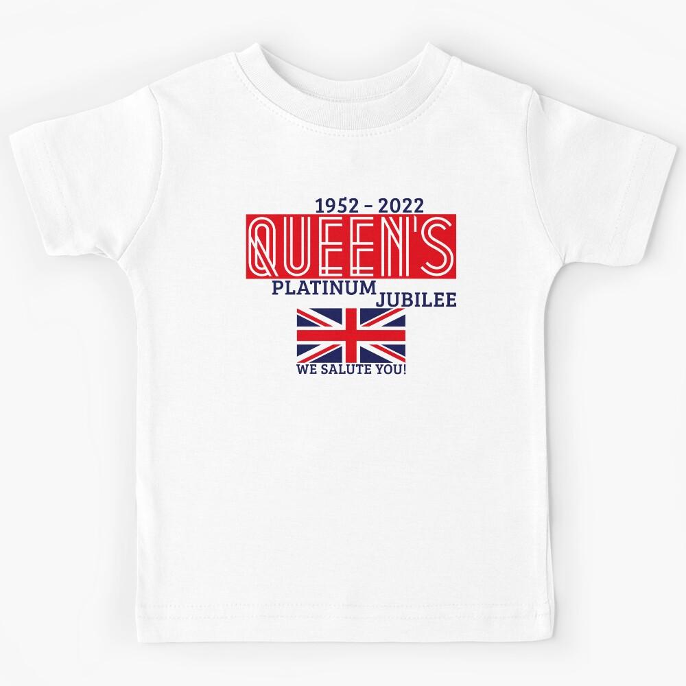 Queen’s Platinum Jubilee 2022 (V2 / 2C) Kids T-Shirt 110