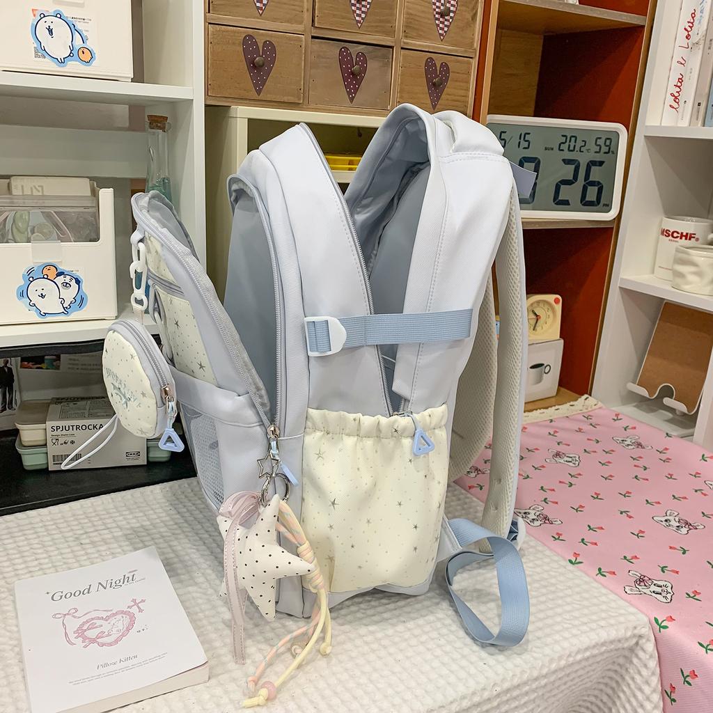 Schoolbag schoolbag for girls, primary school students, grades 3 to 6, backpack, large capacity 1011 new trendy girls, junior high school backpack