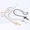 3pcs Adjustable Chain Pendant Necklace Stainless Steel Necklaces For Christian Faith And Mindfulness