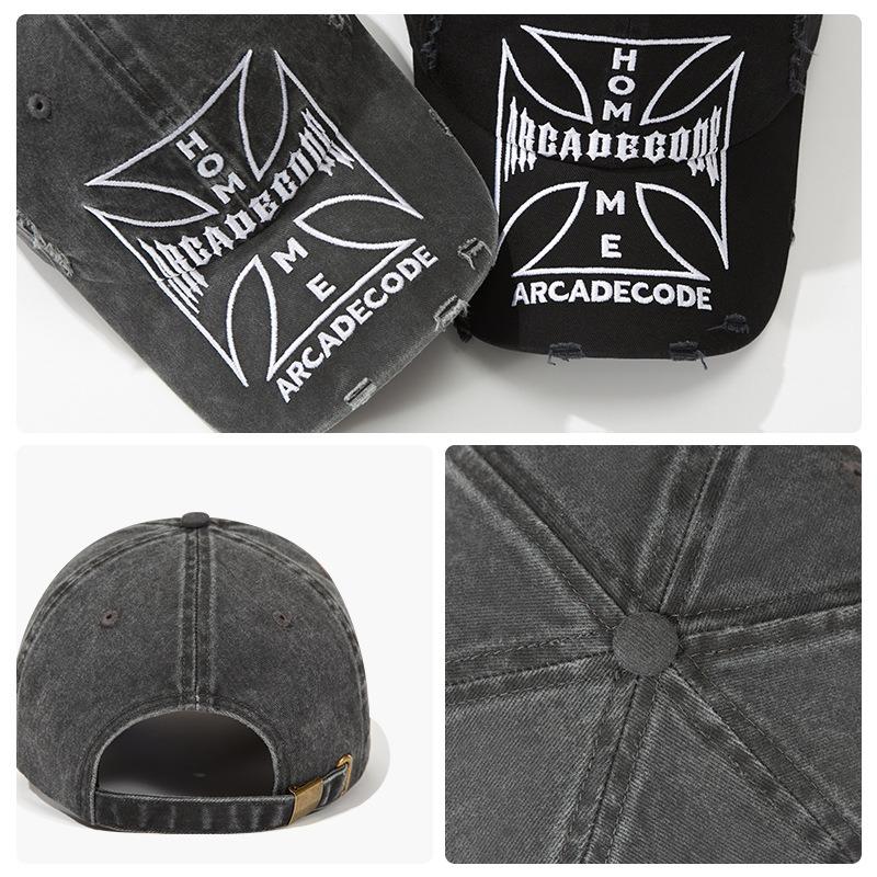 Street retro big head circumference couple cap hat men's and women's sunshade enlarged and deepened soft top baseball cap