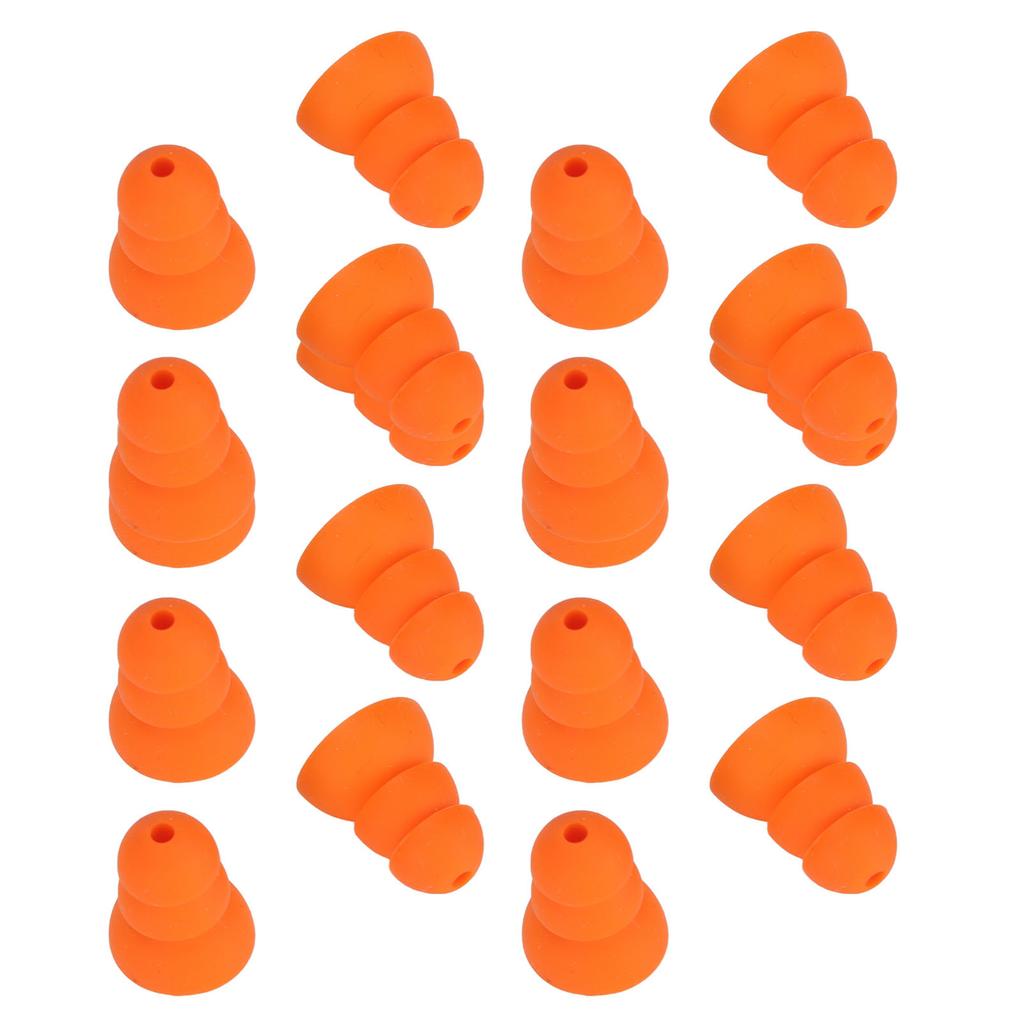 8 Pairs Ear Tips Replacement for for Se846 Se535 Se215 and Inner Hole 2.0‑3.5mm Earbud Orange
