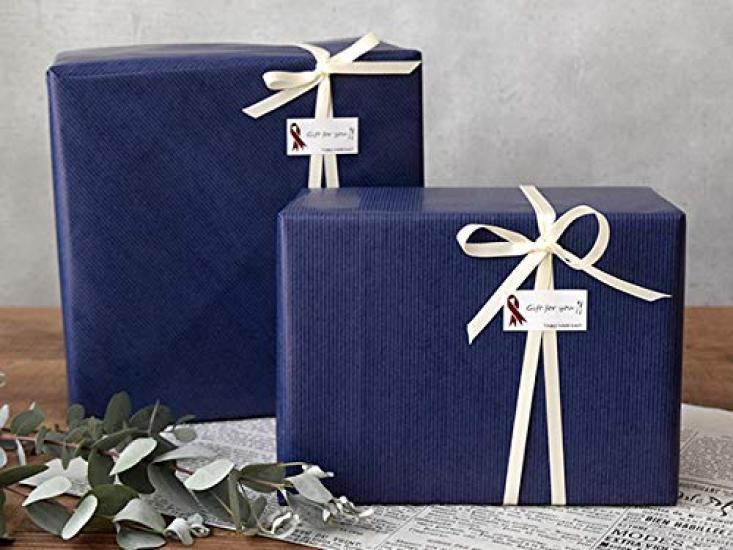 Japanese tableware set of spiral couple rice bowls and chopsticks pair Tableware set Rice bowls x Wrapping paper 6-piece bowls, (white navy)