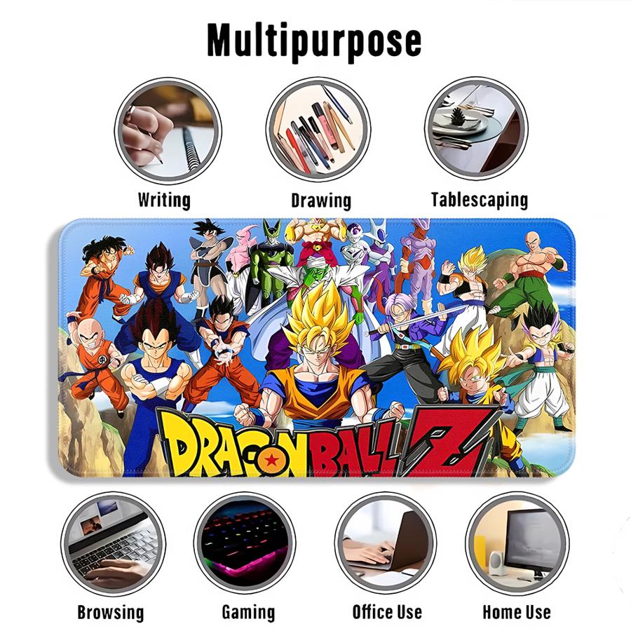 overlock Mouse Pad Game Console Pad Computer Laptop Pad Desk accessories office Pad Keyboard Mouse Pad Anime Goku D-Dragons