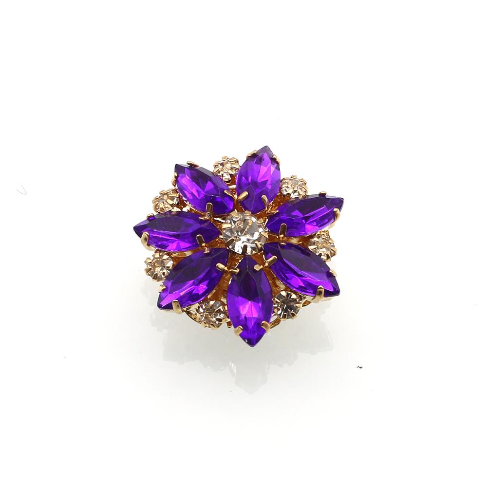 30MM2Pcs/Lot New Hot Selling Clothing Button Horse Eye Glass Diamond Button Cuff Coat Suit Shirt Fashion Versatile Button