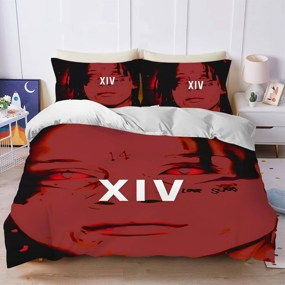T-Trippie Rapper R-Redd Duvet Cover Set Soft Wash Bed 3 Piece Summer Comfortable Student Dormitory Home Baby Bedding Best seller