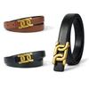 Genuine Leather Women's Versatile Brown Jeans Belt