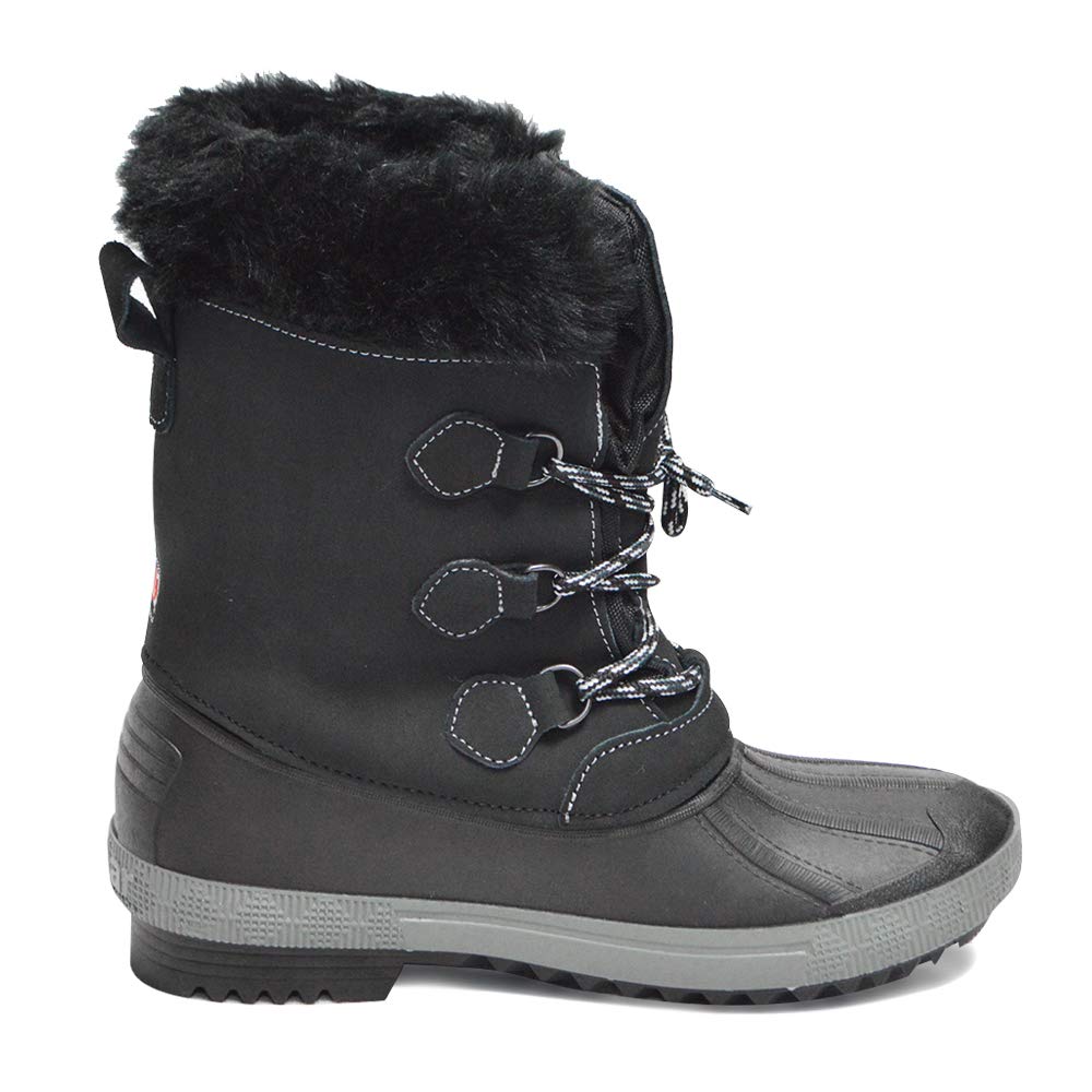 Pajar OSCAR Winter Bean Snow and Warm Men's Boots, Boots, Shoes, Leather, Waterproof, (Size 26.5cm, Black)