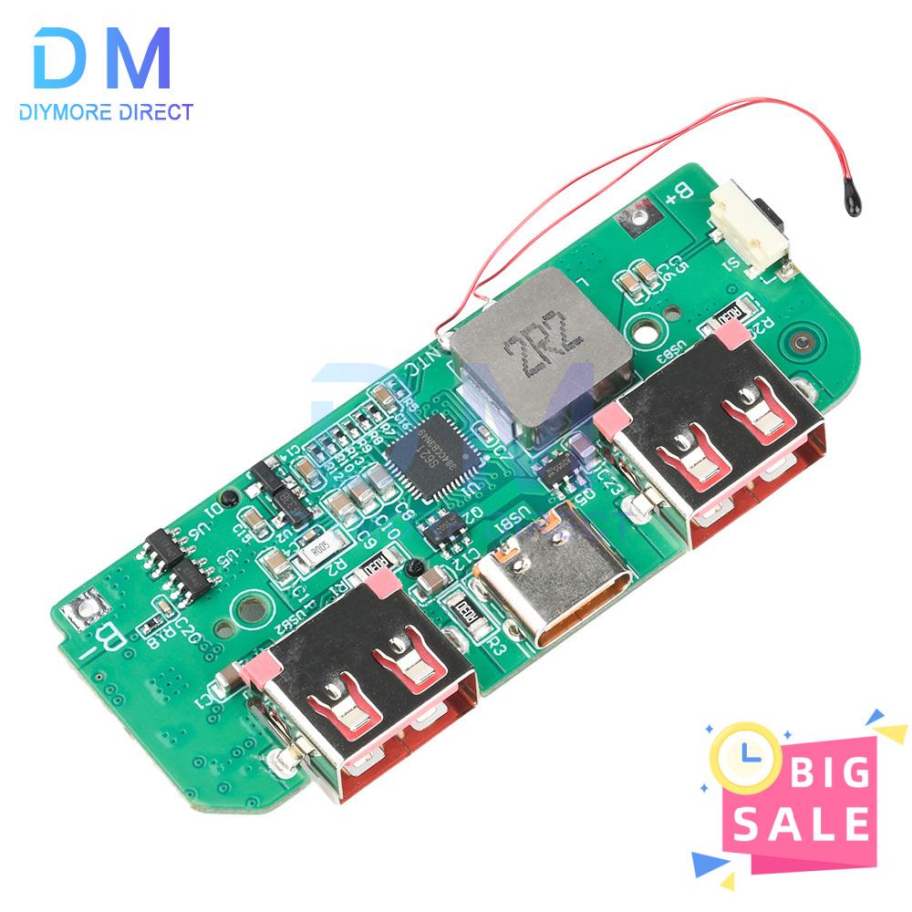 22.5W PD Colorful Display Bidirectional Fast Charger Mobile Power Module Circuit DIY Motherboard 5V 4.5A Type-c USB Interface