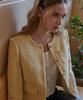 Haint Saint No Collar Tweed Jacket