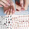Fashion Rabbit Pattern Nail Sticker 3D Nail Art Decal Gel Polish Sticker Nail Art Decor Decals