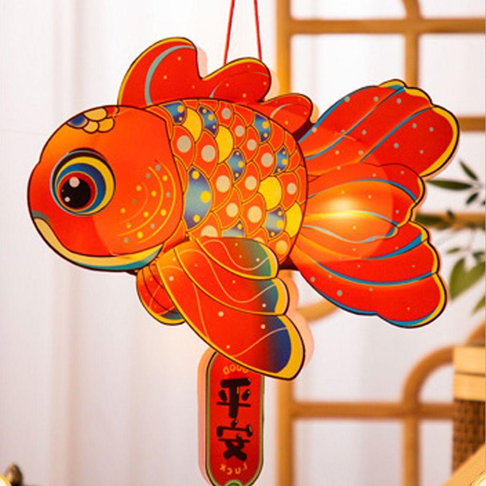 Cartoon Mid-Autumn Rabbit Lantern Handmade LED Lantern Toys Handheld Rabbit Lantern  School Project